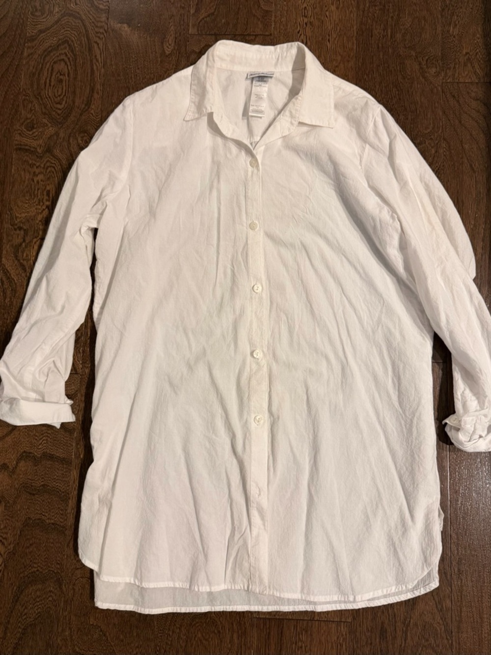 Tommy Bahama White Lightweight Swim Coverup Shirt